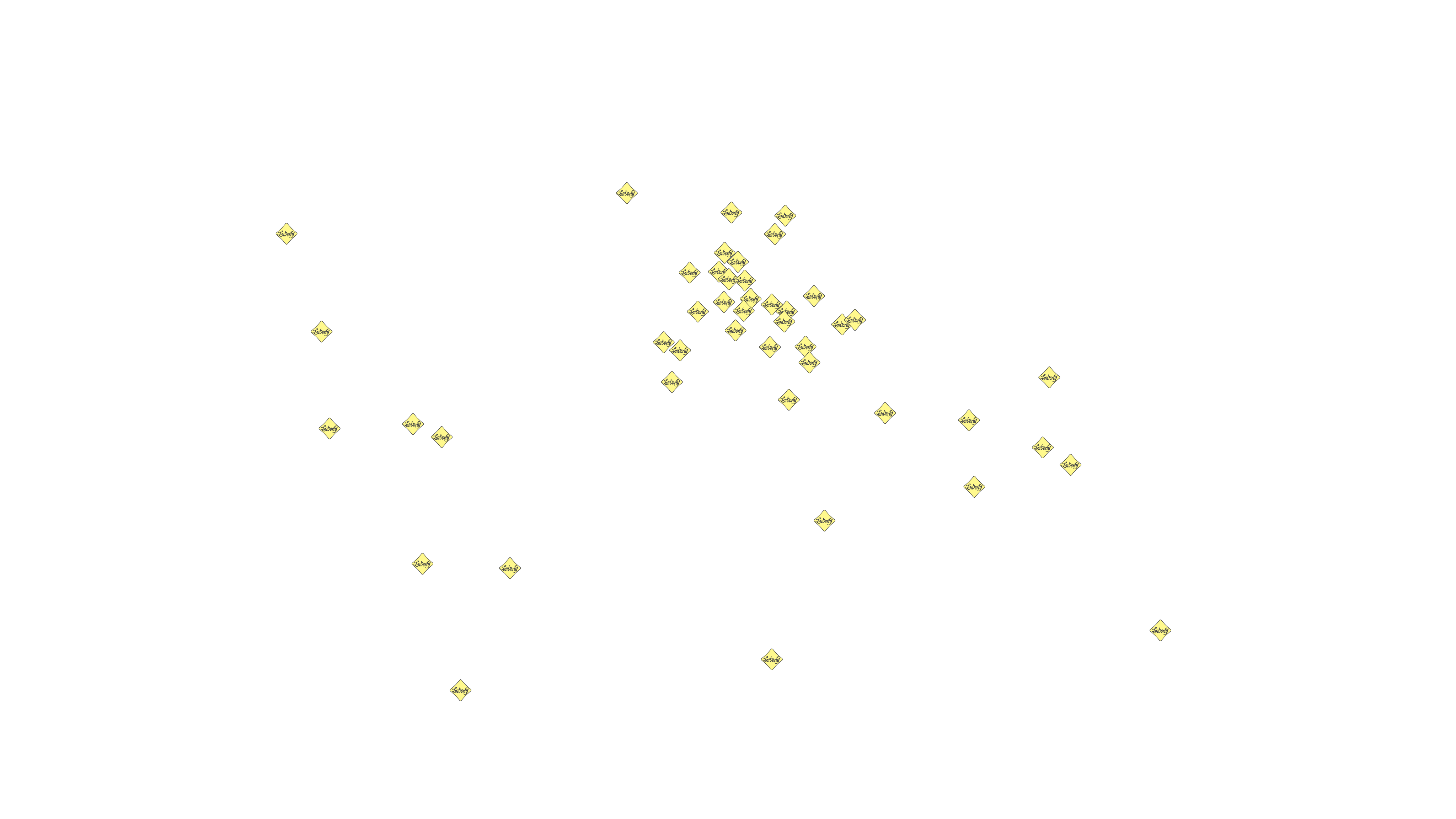 World map showing Liberty destinations