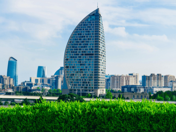 DMC in Azerbaijan offering city tours featuring modern architectural landmarks