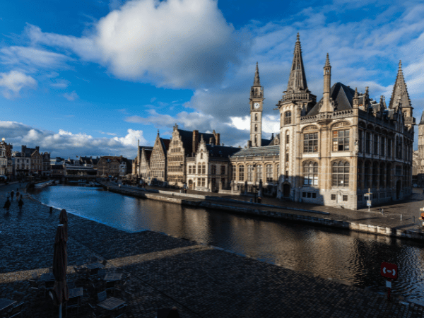 DMC in Belgium offering guided walks along Ghent’s historic Graslei and Korenlei