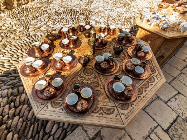 Traditional Bosnian coffee set in Bosnia and Herzegovina – cultural and culinary heritage