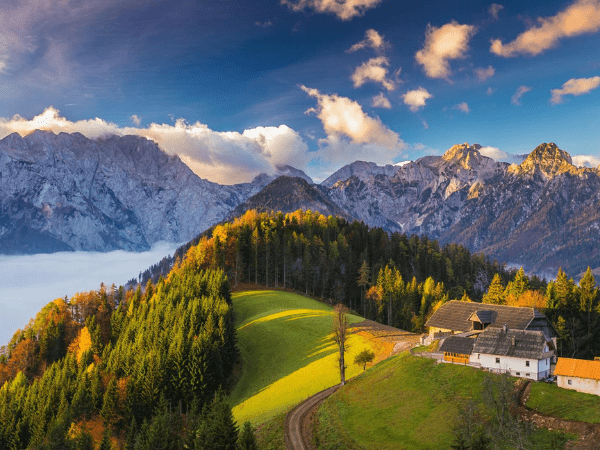 Stunning mountain scenery in Slovenia, Slovenia DMC nature tour