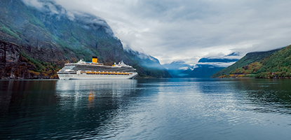 Luxury cruise ship hosting corporate event – Cruise DMC by Liberty